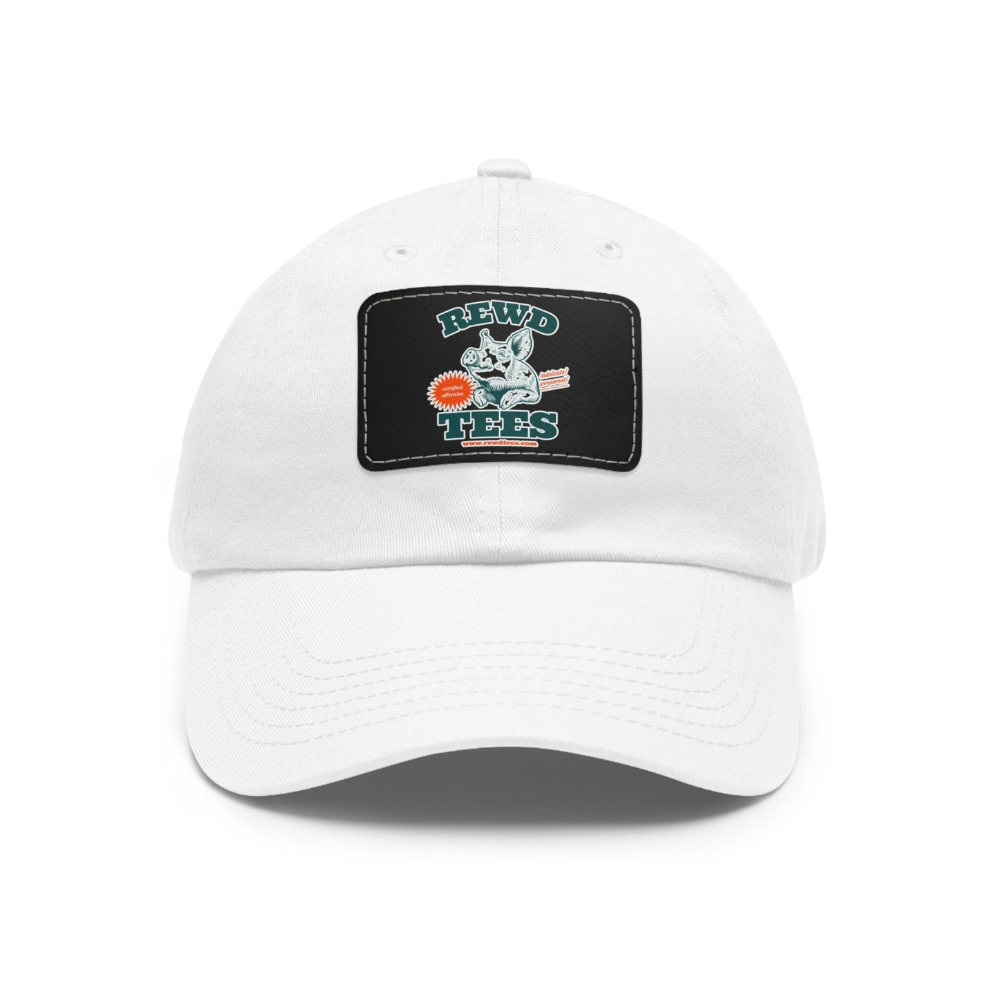 Rewd Tees Logo cap with Leather Patch (Rectangle)