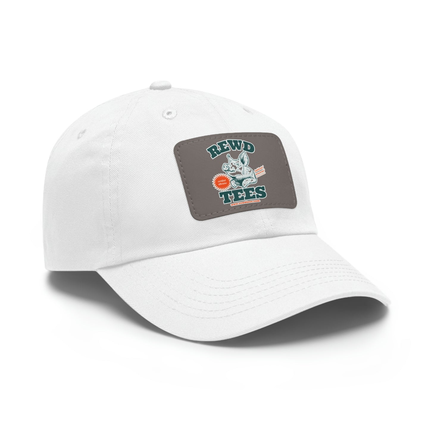 Rewd Tees Logo cap with Leather Patch (Rectangle)