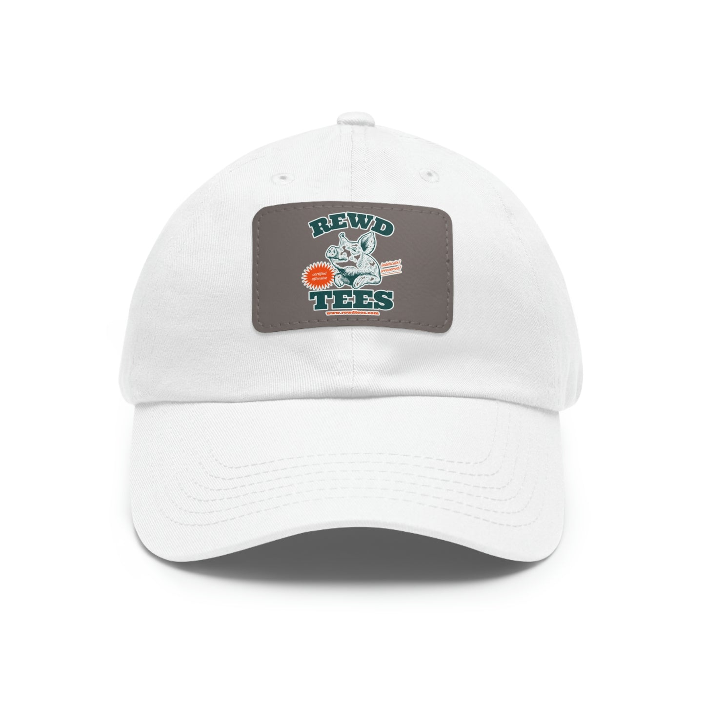 Rewd Tees Logo cap with Leather Patch (Rectangle)