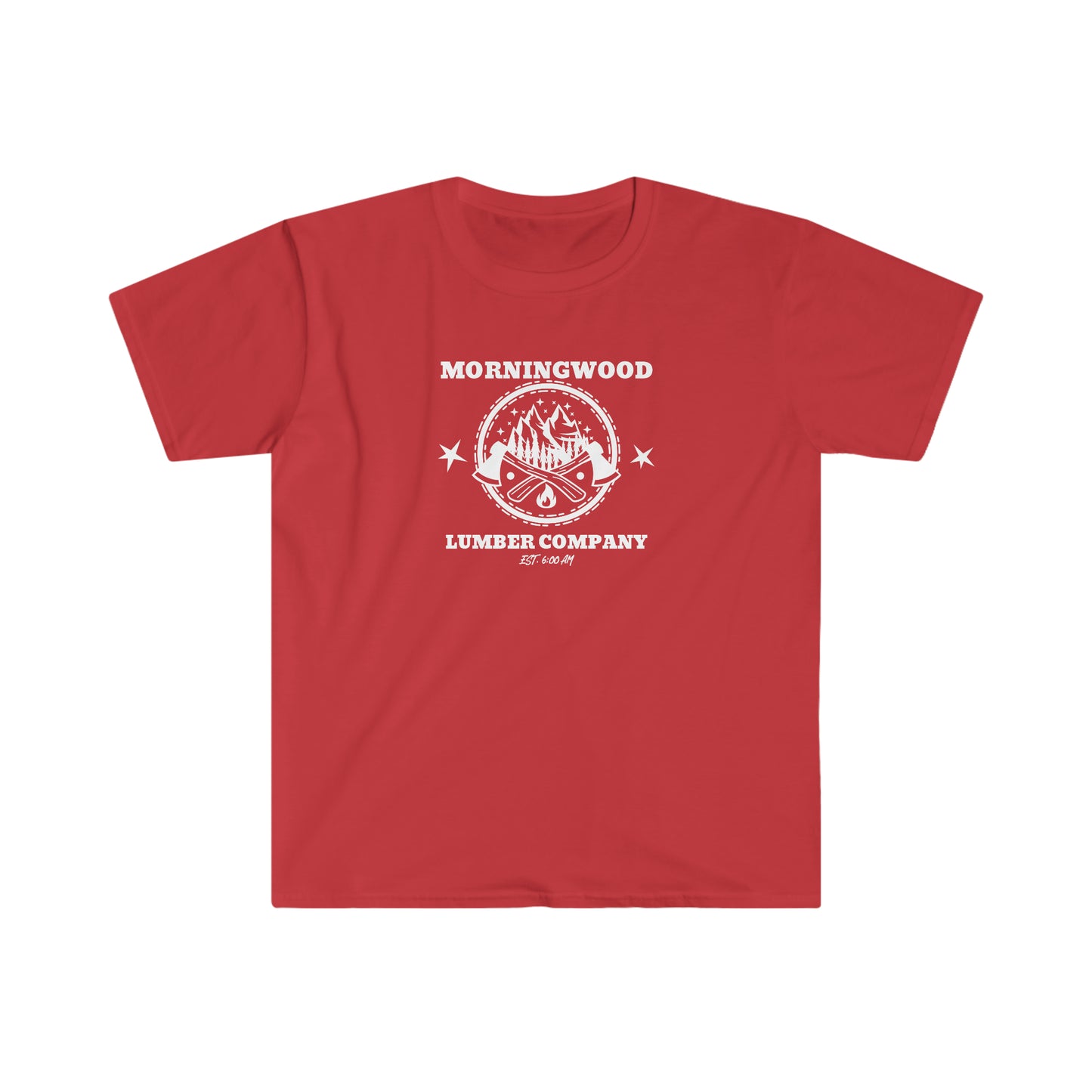 Morningwood Lumber Company Unisex Softstyle funny T-Shirt