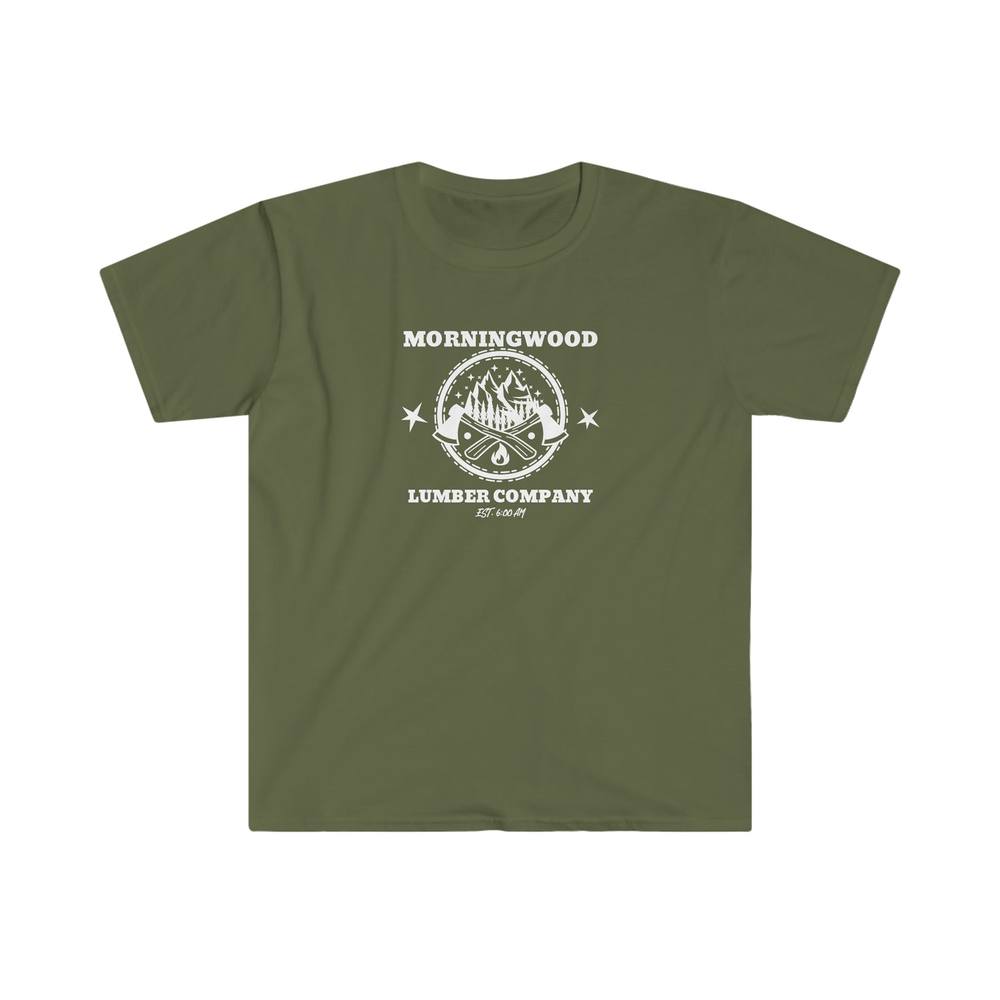Morningwood Lumber Company Unisex Softstyle funny T-Shirt