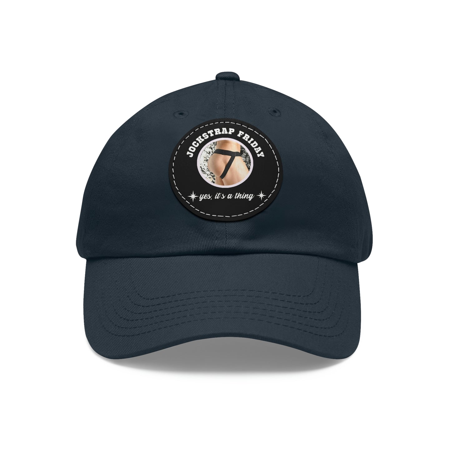 Jockstrap Friday cap with Leather Patch (Round)