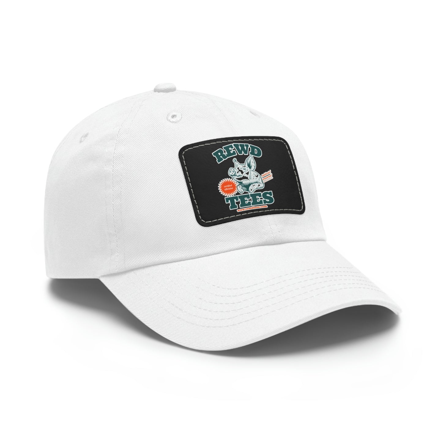 Rewd Tees Logo cap with Leather Patch (Rectangle)