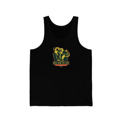 Real Men Eat Ass Unisex Jersey Tank - Rewd Tees