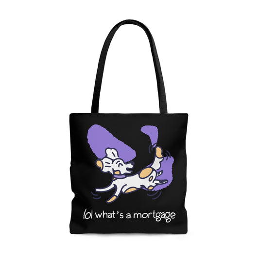 Funny Dog Rewd Tees 18 x 17  Beach Tote Bag (AOP)