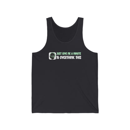 Overthinker Unisex Jersey Tank