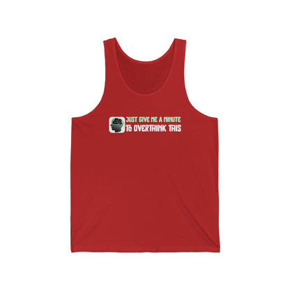 Overthinker Unisex Jersey Tank