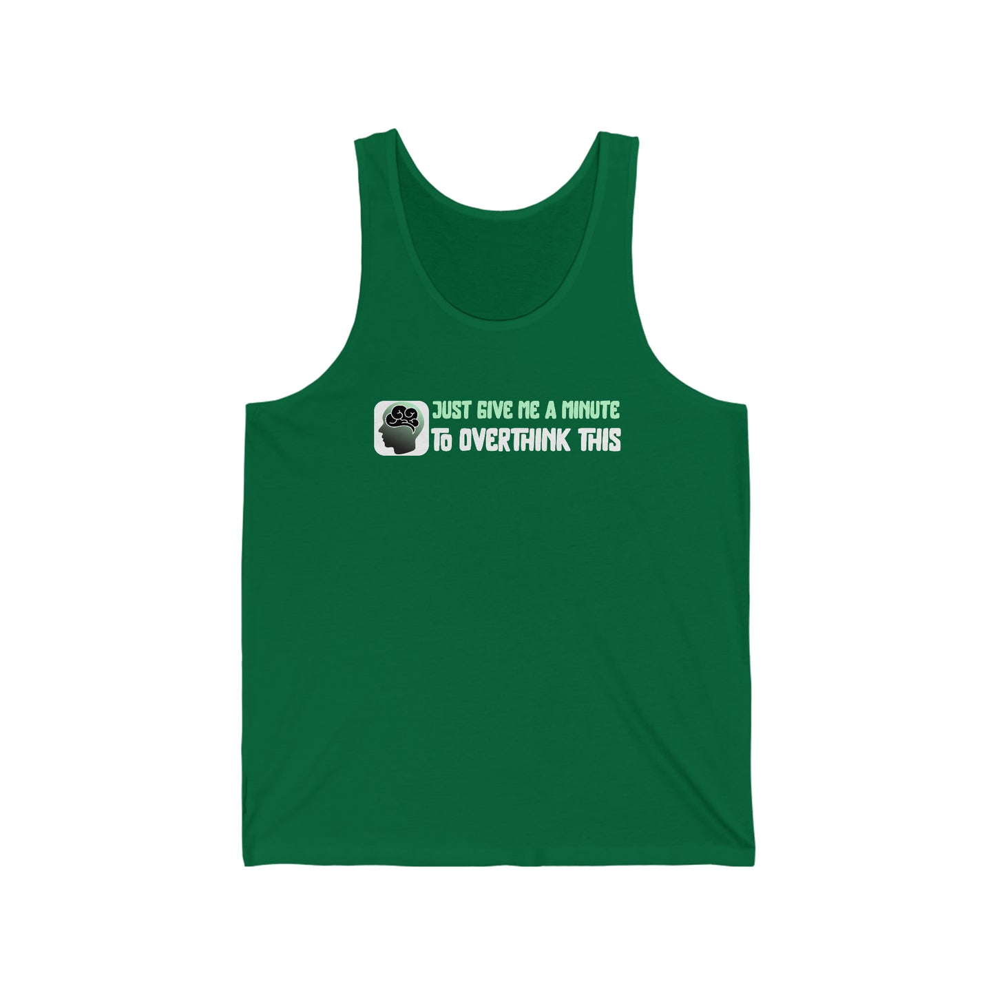 Overthinker Unisex Jersey Tank