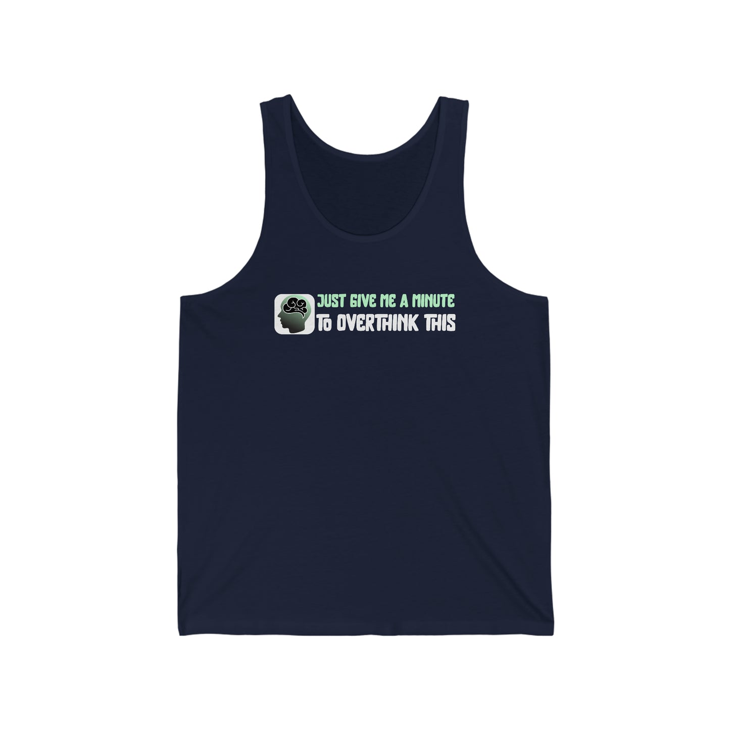 Overthinker Unisex Jersey Tank