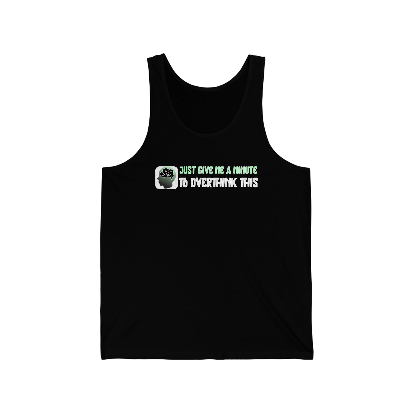 Overthinker Unisex Jersey Tank