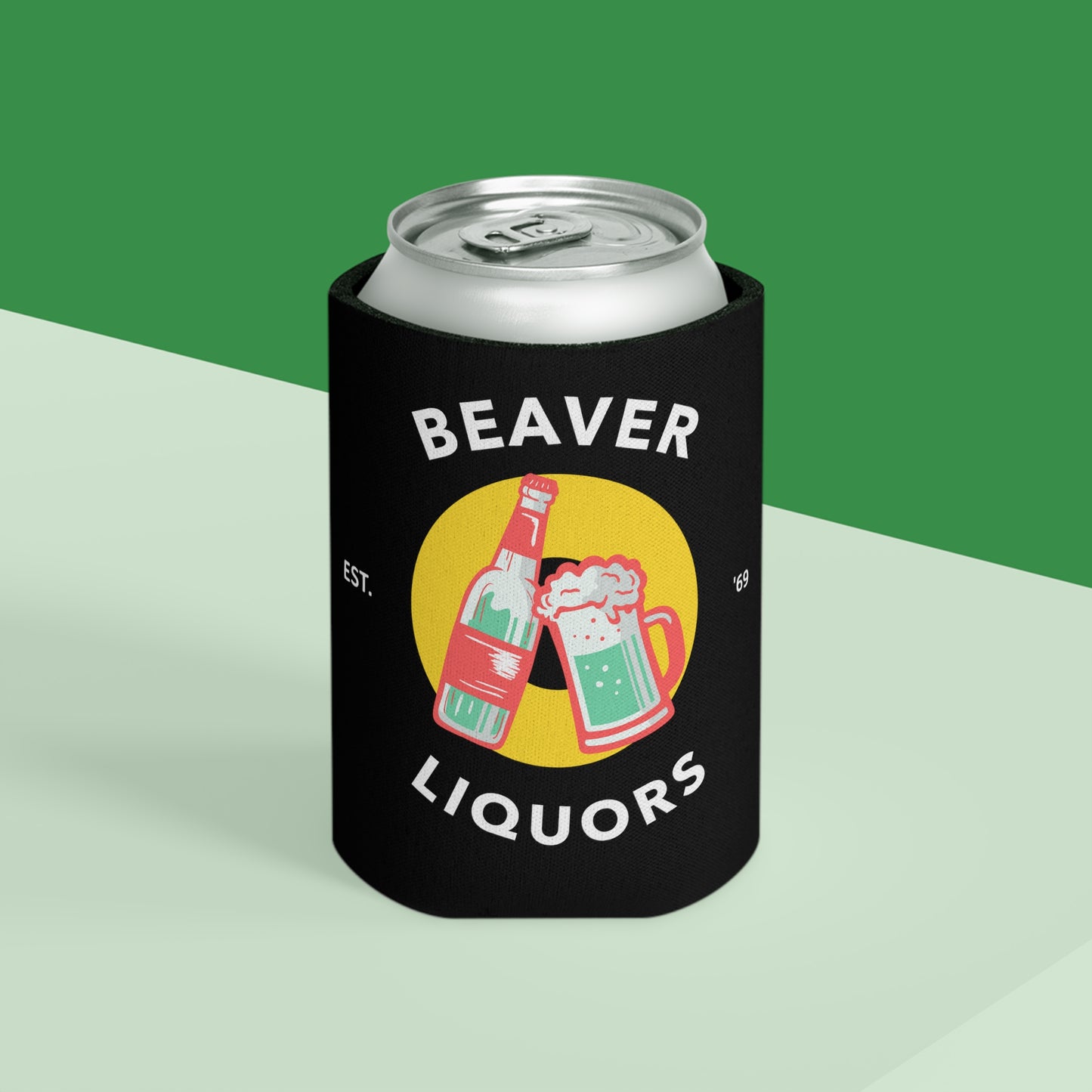 Beaver Liquors Rewd Tees Can Cooler