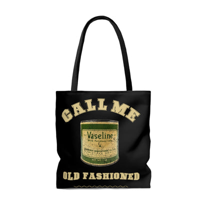 Call Me Old Fashioned Vintage Vaseline Rewd Tees Beach Tote Bag (AOP)