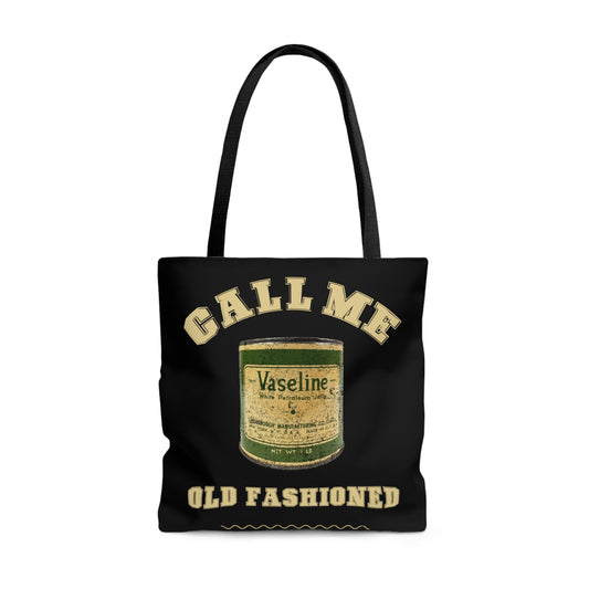 Call Me Old Fashioned Vintage Vaseline Rewd Tees Beach Tote Bag (AOP)