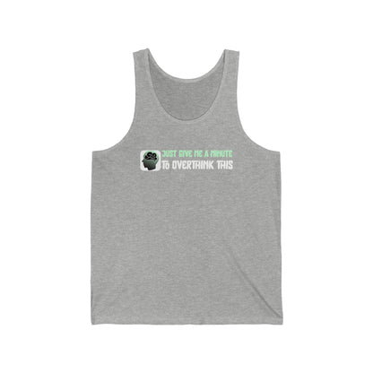 Overthinker Unisex Jersey Tank