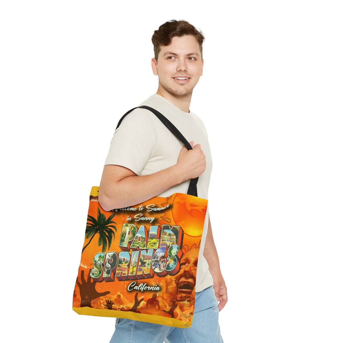 Summer in Palm Springs Rewd Tees Tote Bag (AOP)