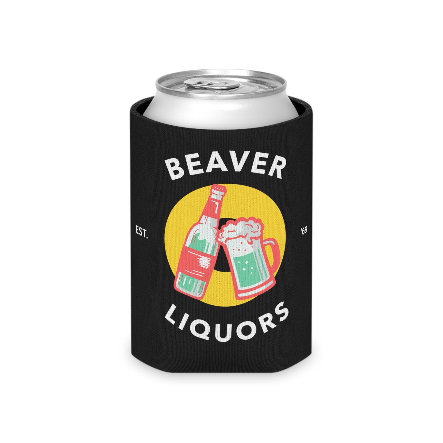 Beaver Liquors Rewd Tees Can Cooler