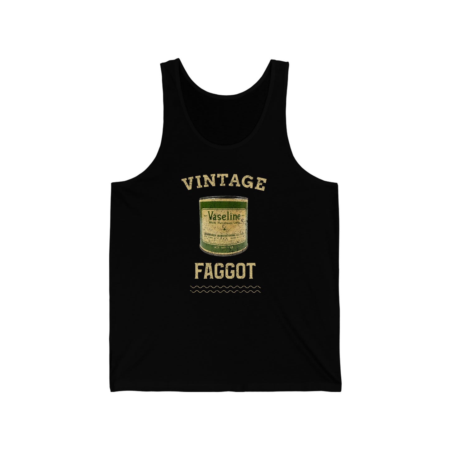 Vintage F@ggot Unisex Jersey Tank