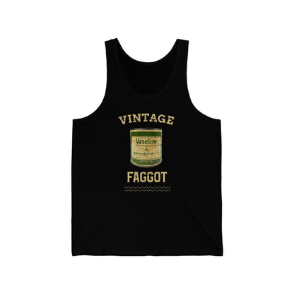 Vintage F@ggot Unisex Jersey Tank