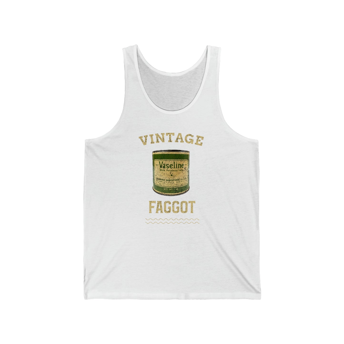 Vintage F@ggot Unisex Jersey Tank