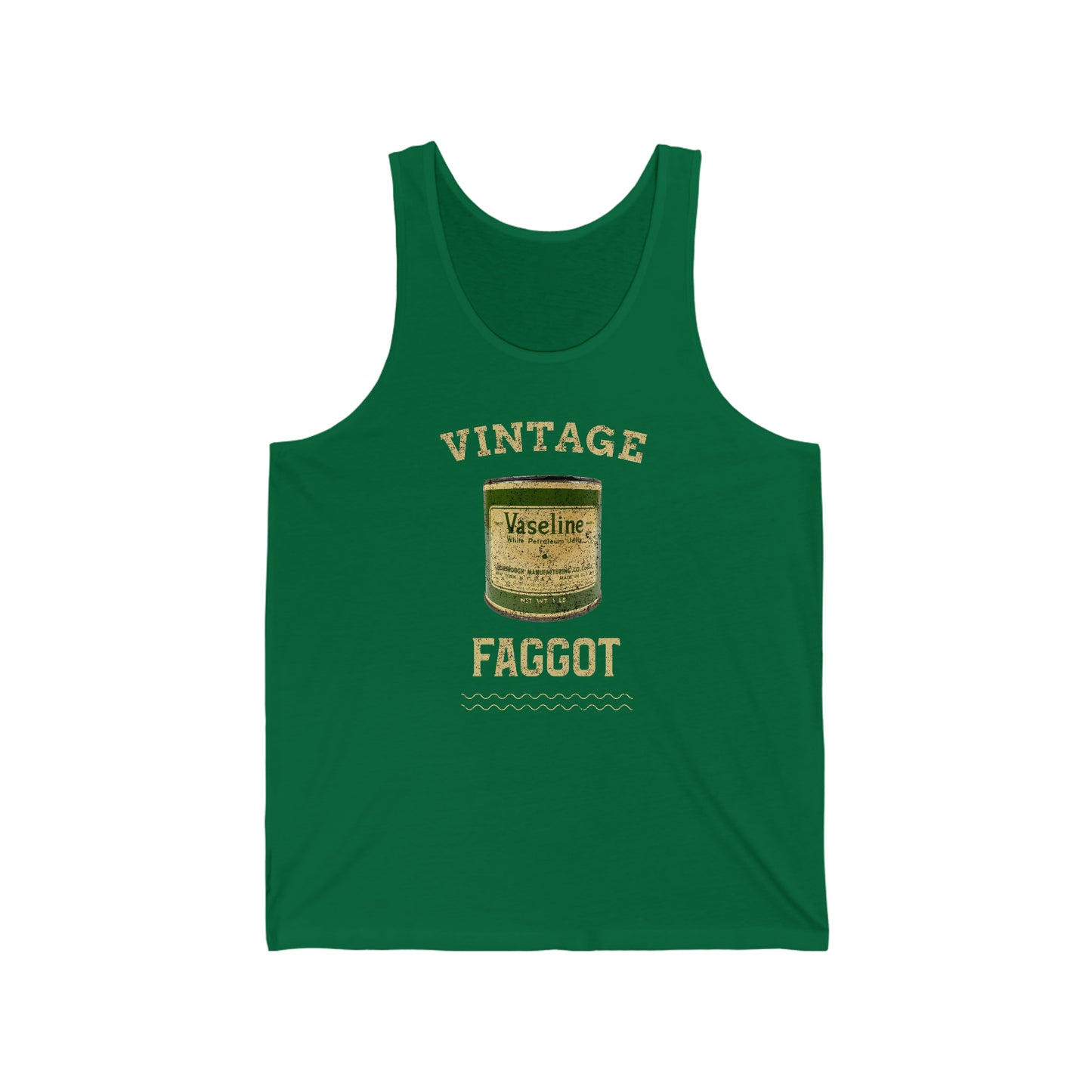 Vintage F@ggot Unisex Jersey Tank