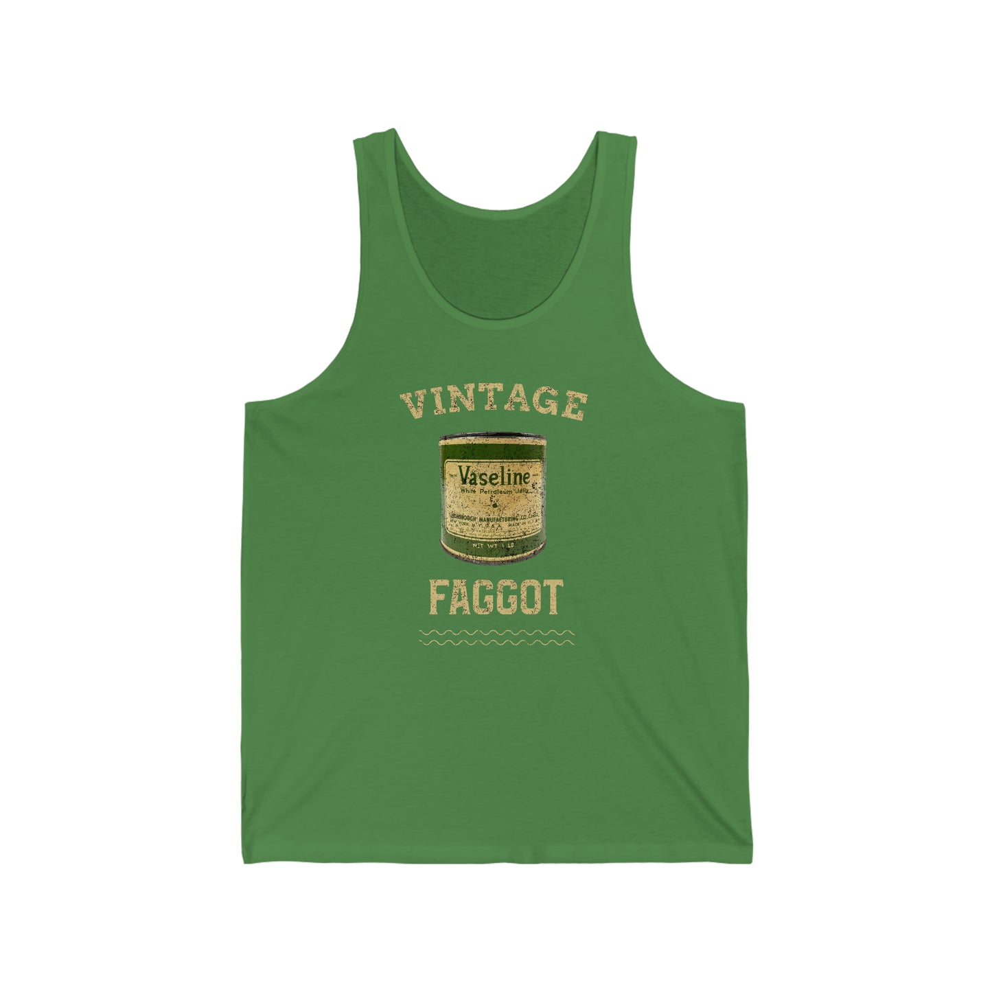 Vintage F@ggot Unisex Jersey Tank