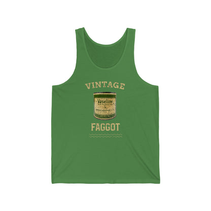 Vintage F@ggot Unisex Jersey Tank