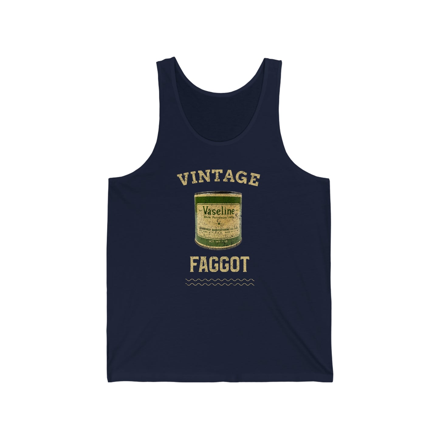 Vintage F@ggot Unisex Jersey Tank