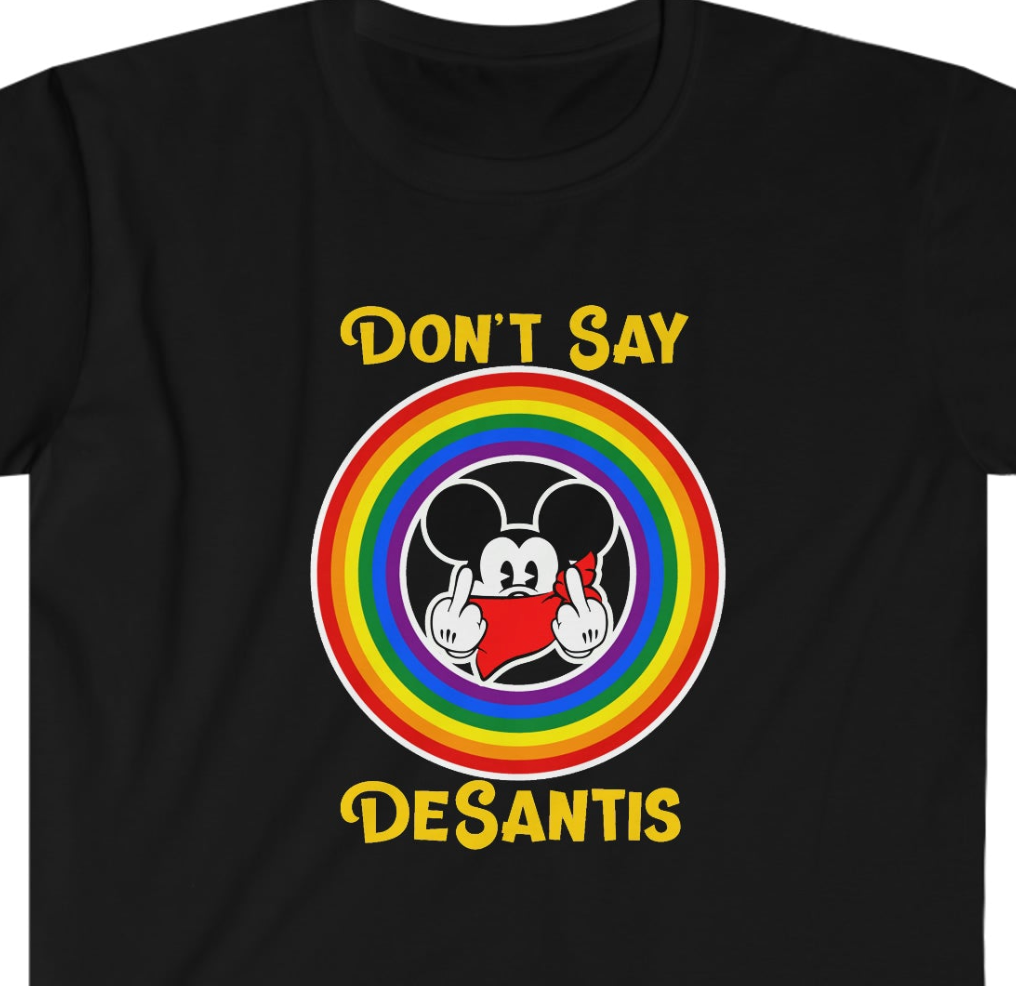 Funny T-shirt Don't Say DeSantis funny Unisex Softstyle T-Shirt, funny t-shirt