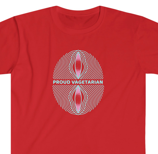 Proud Vagetarian Unisex Softstyle T-Shirt