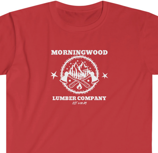 Morningwood Lumber Company Unisex Softstyle funny T-Shirt