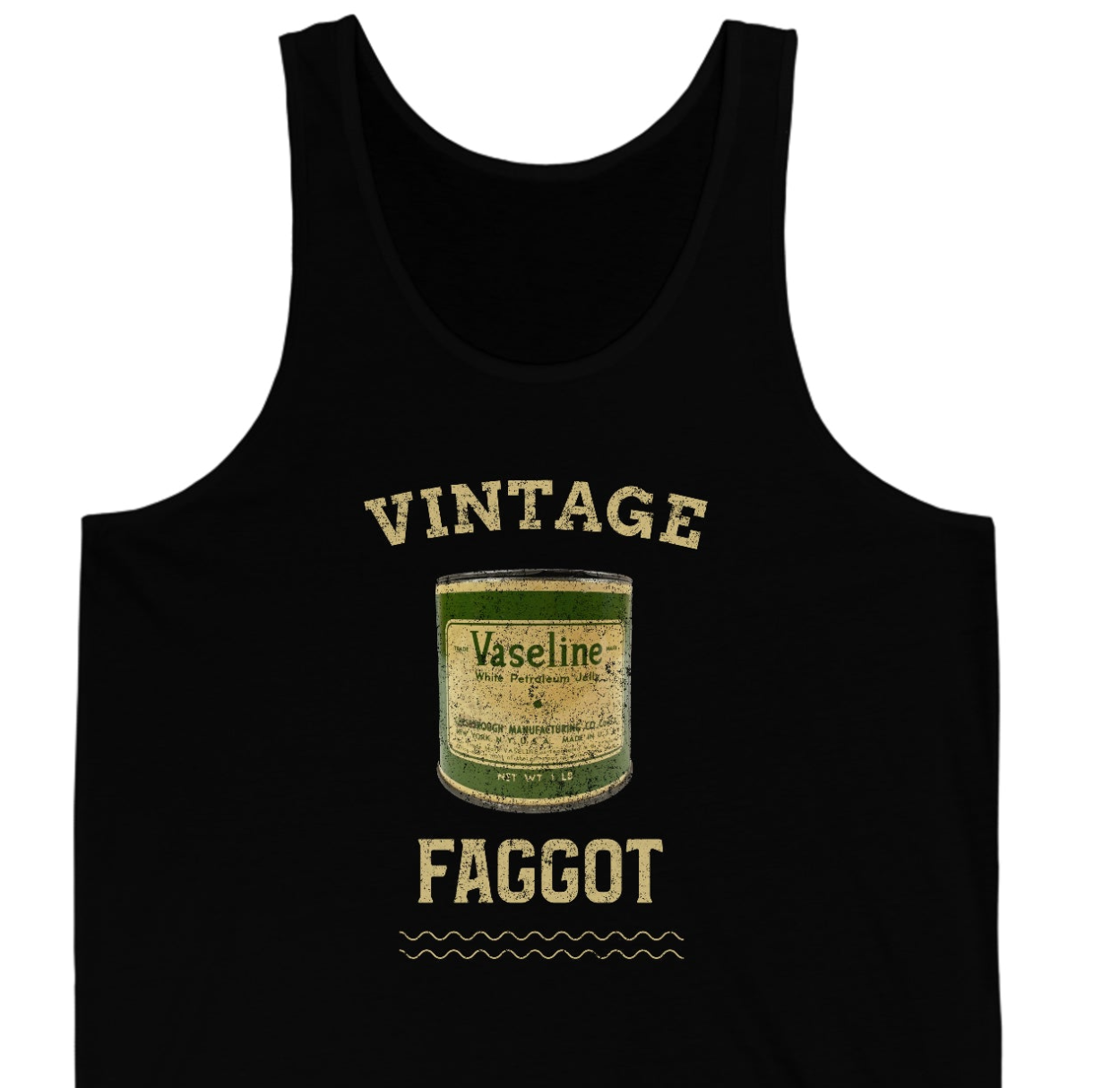 Vintage F@ggot Unisex Jersey Tank