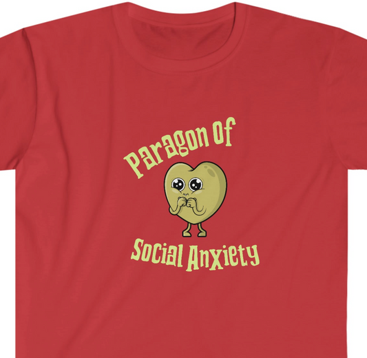 Social Anxiety Rewd Tees Unisex Softstyle T-Shirt