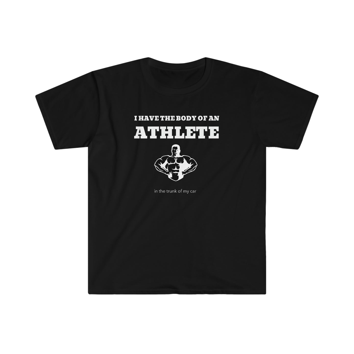 Rewd Tees Athlete's Body Unisex Softstyle funny t-Shirt