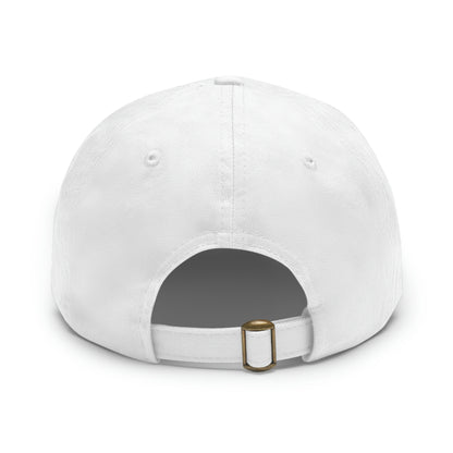 Only Here for the Dick cap with Leather Patch (Round)