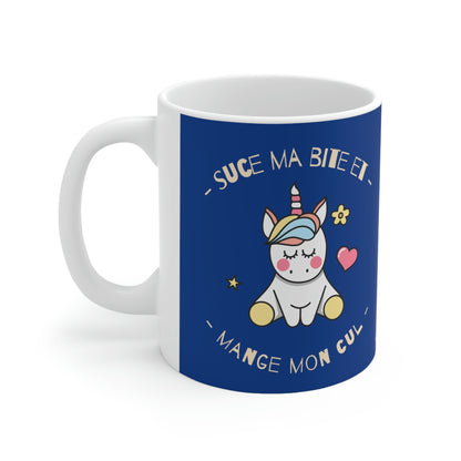 Suck my Dick and Eat my Ass Ceramic Mug 11oz ( suce ma bite et mange mon cul)