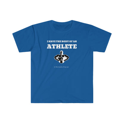 Rewd Tees Athlete's Body Unisex Softstyle funny t-Shirt