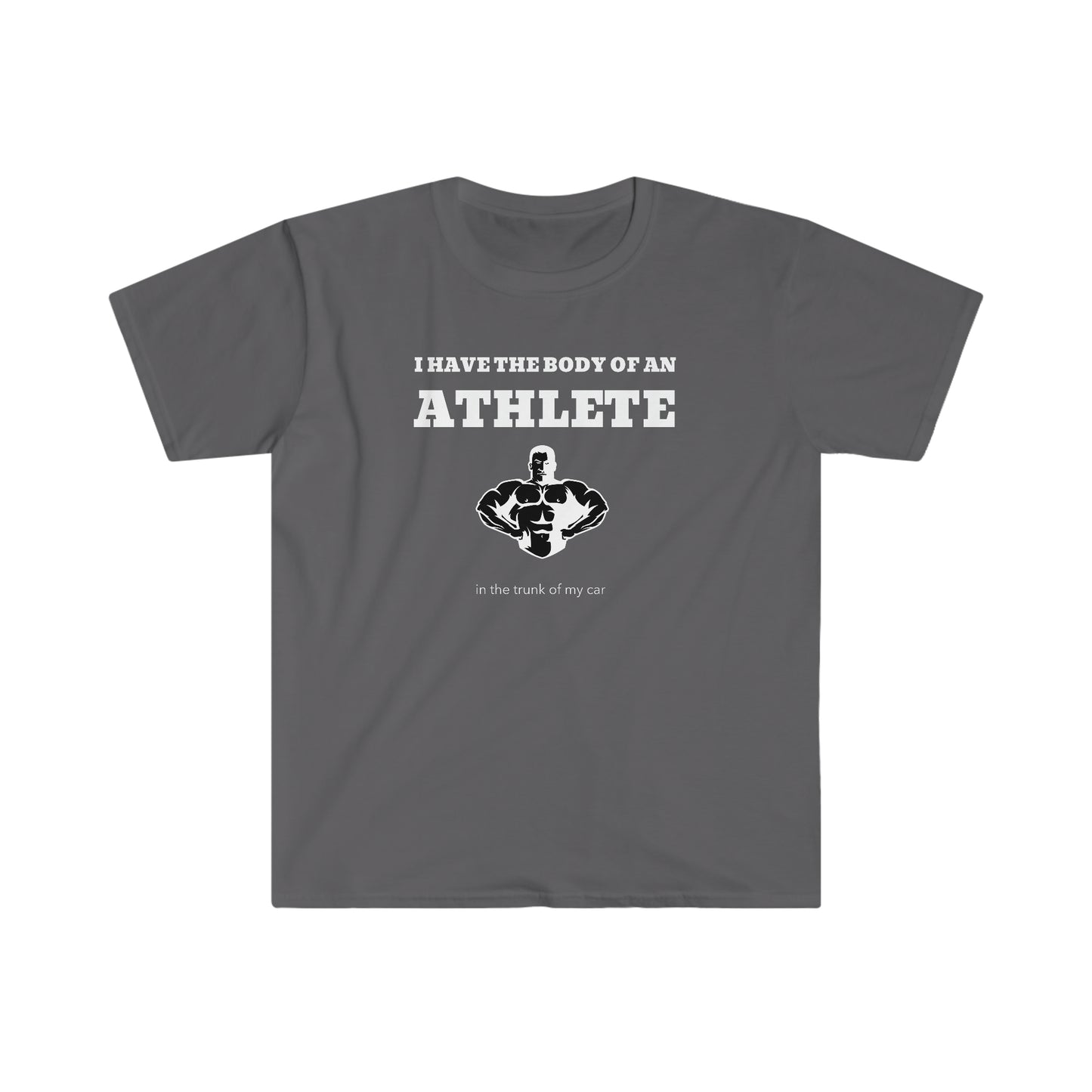 Rewd Tees Athlete's Body Unisex Softstyle funny t-Shirt