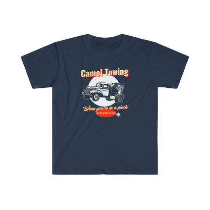 Camel Towing Unisex Softstyle funny T-Shirt