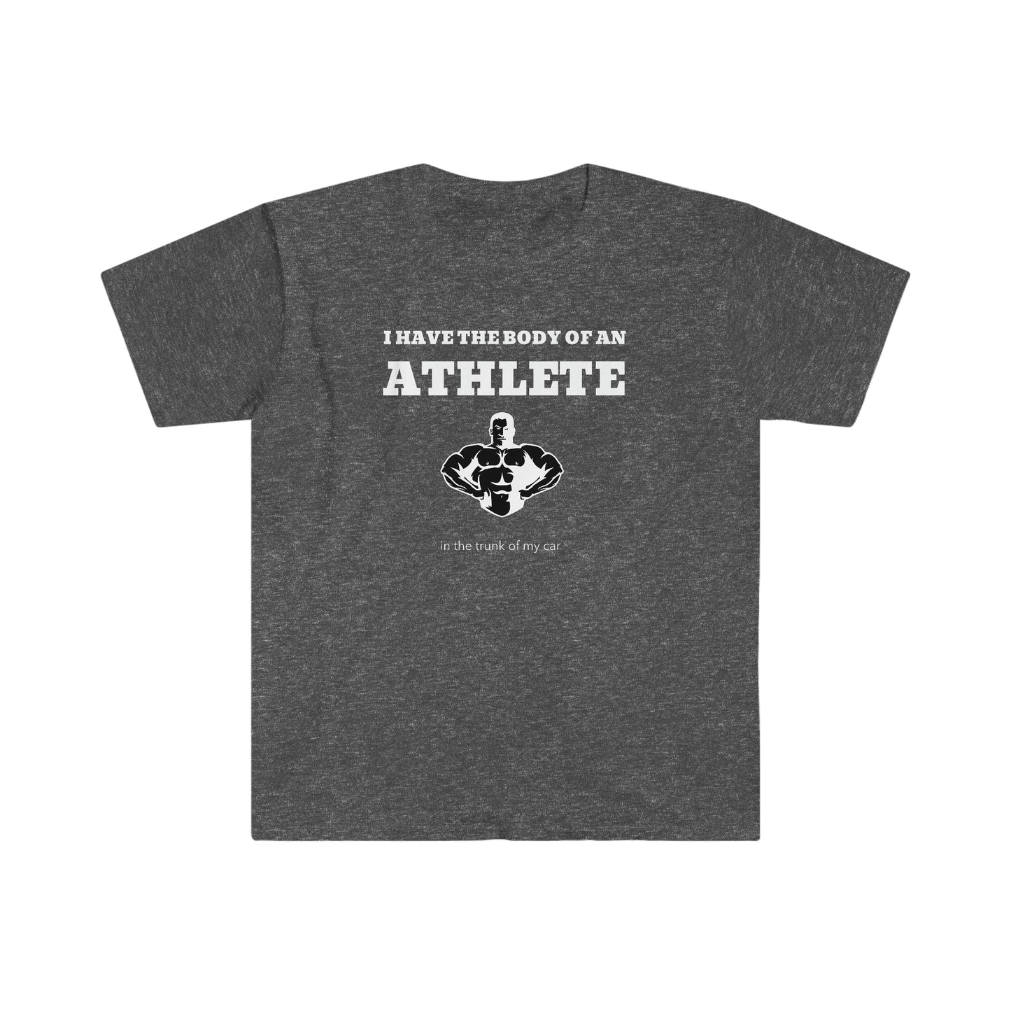 Rewd Tees Athlete's Body Unisex Softstyle funny t-Shirt