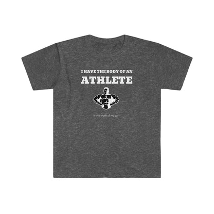 Rewd Tees Athlete's Body Unisex Softstyle funny t-Shirt