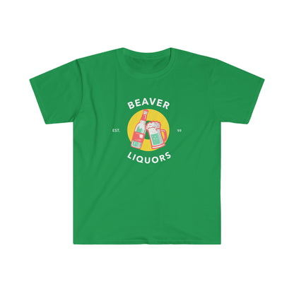 Beaver Liquors Unisex Softstyle Funny T-Shirt