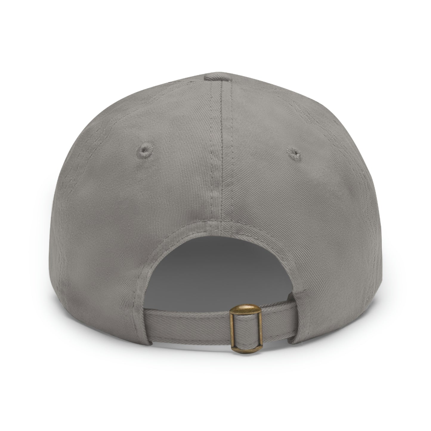 Only Here for the Dick cap with Leather Patch (Round)