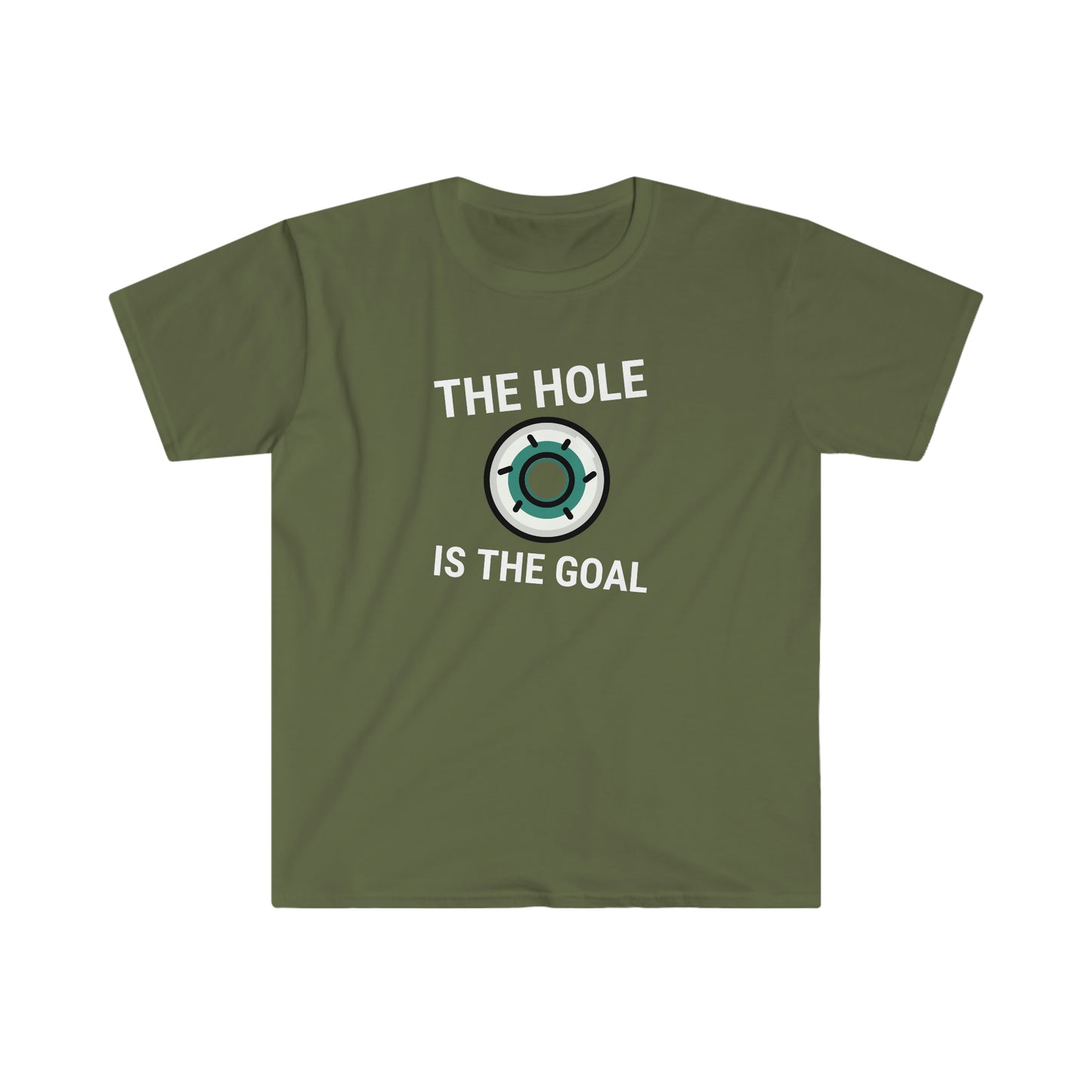 The Hole is the Goal Unisex Softstyle T-Shirt