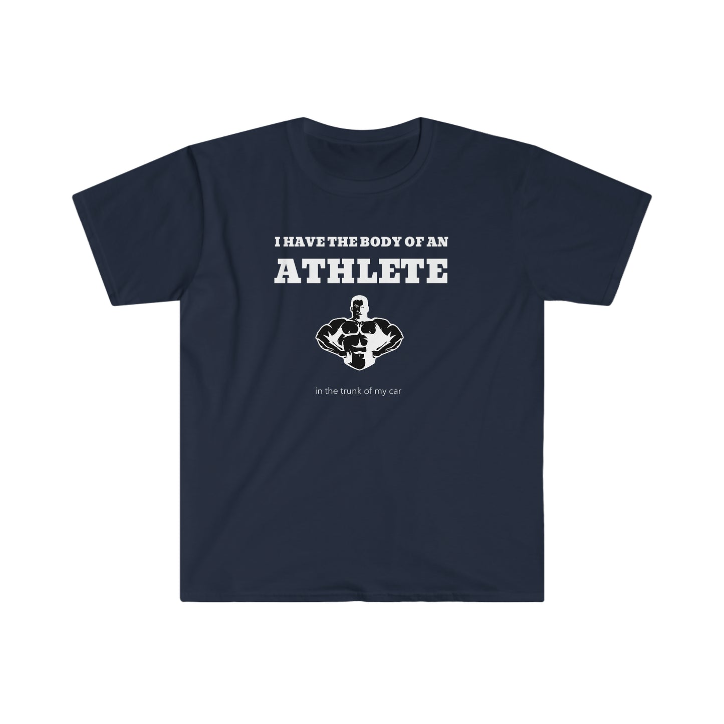 Rewd Tees Athlete's Body Unisex Softstyle funny t-Shirt